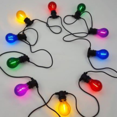 LED coloured party light chain