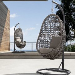 Hanging chair made of rattan